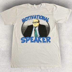 Motivational Speaker T-Shirt Chris Farley Matt‎ Foley Saturday Night Live Gray